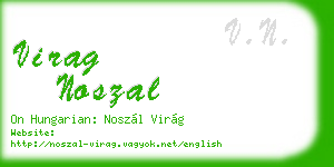 virag noszal business card