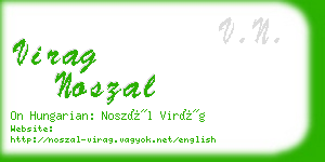 virag noszal business card